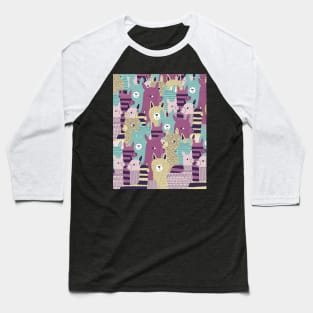 Llama Moody Baseball T-Shirt